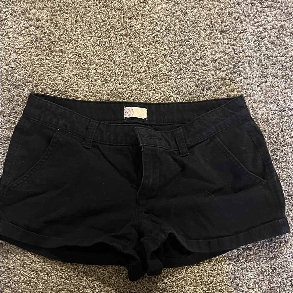 SO Black Women's Jean Shorts